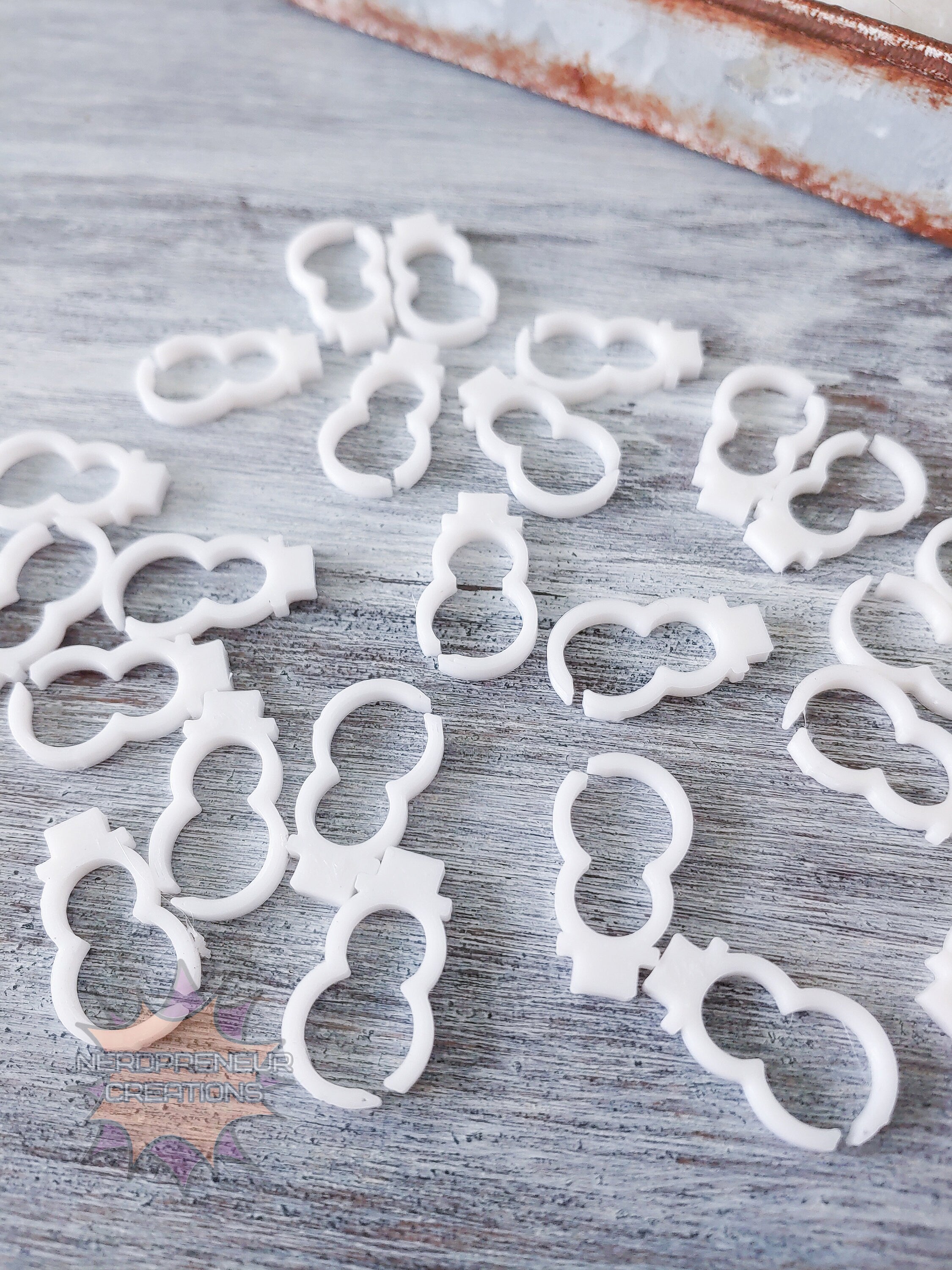 Snowman 3D Printed Stitch Marker - 12 Pack | Eco-Friendly Biodegradable PLA Knitting & Crochet Accessory