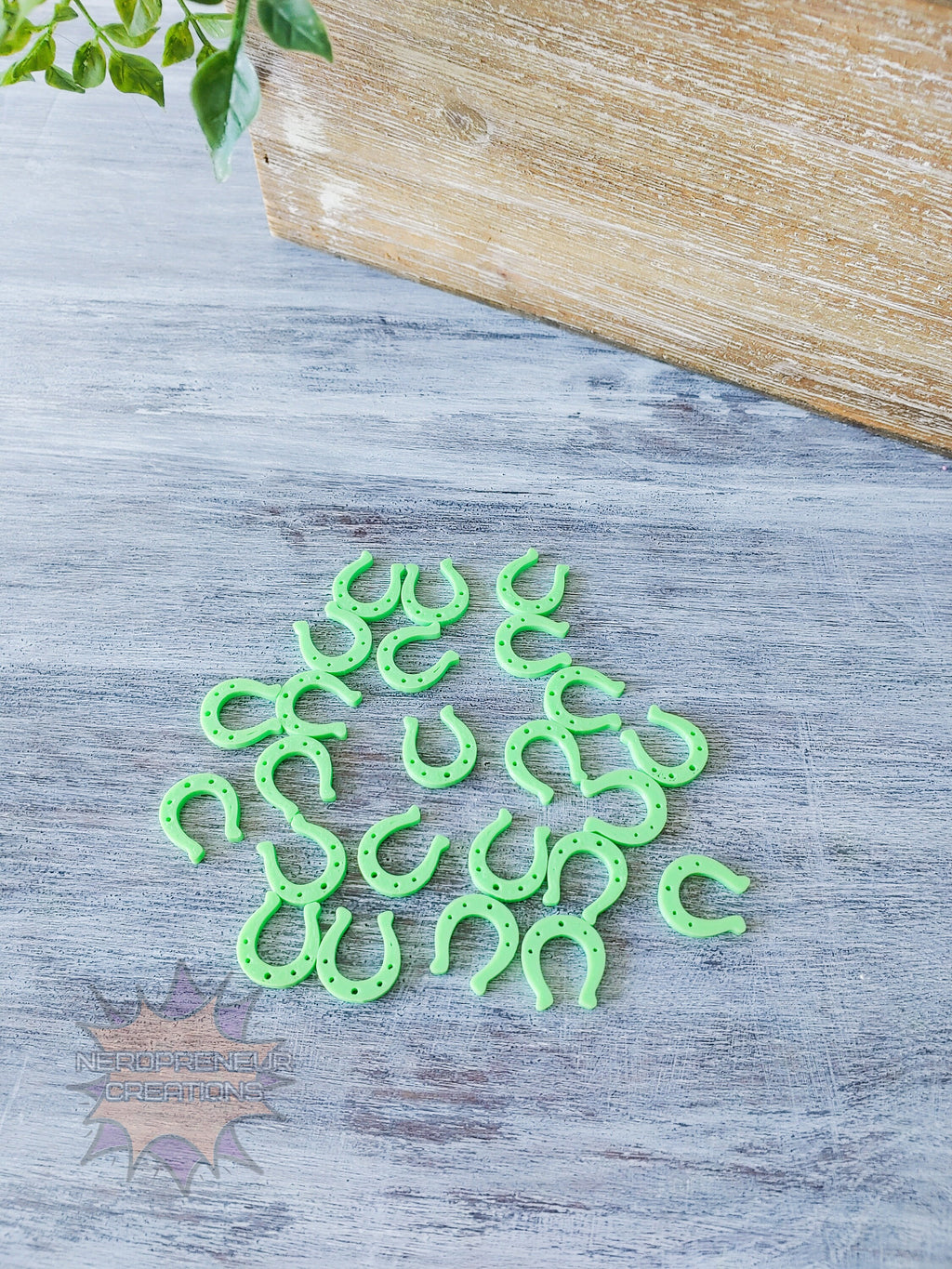 Horseshoe 3D Printed Stitch Marker - 12 Pack | Eco-Friendly Biodegradable PLA Knitting & Crochet Accessory