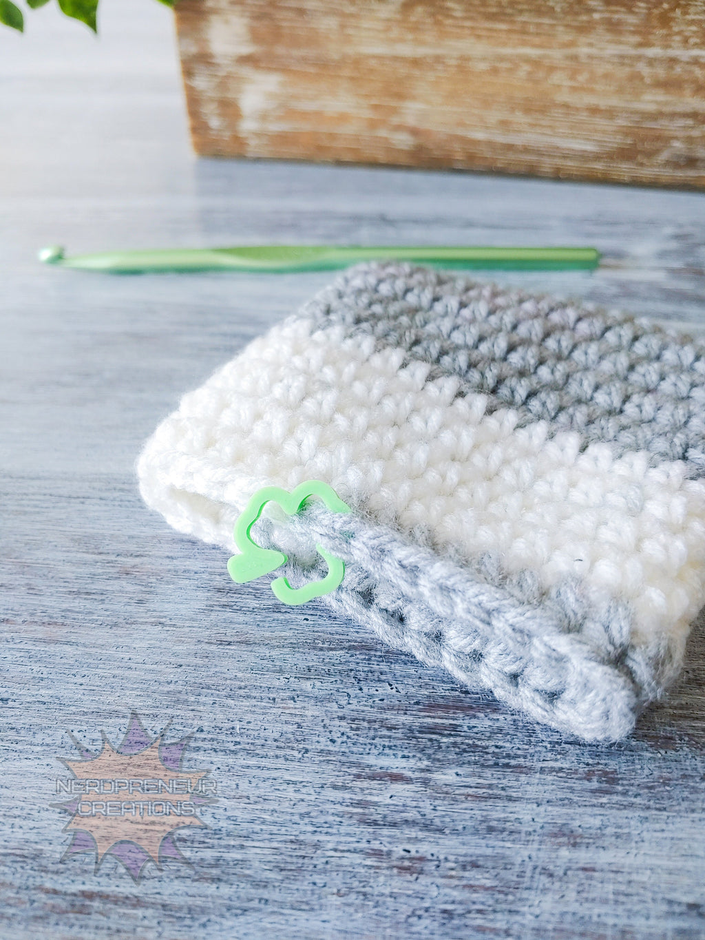 Clover 3D Printed Stitch Marker - 12 Pack | Eco-Friendly Biodegradable PLA Knitting & Crochet Accessory