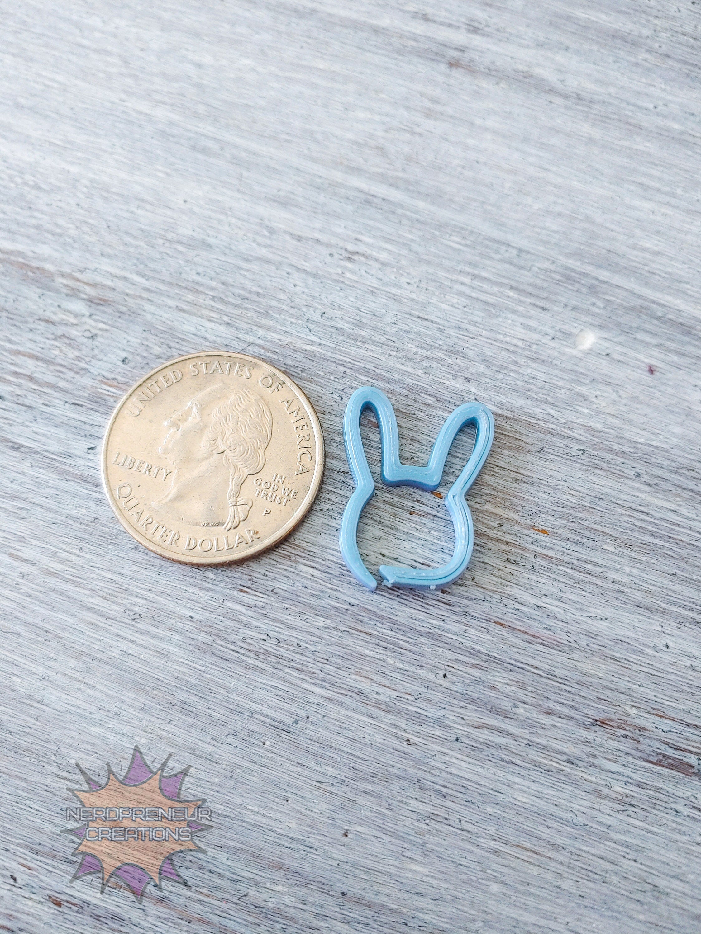Bunny 3D Printed Stitch Marker - 12 Pack | Eco-Friendly Biodegradable PLA Knitting & Crochet Accessory