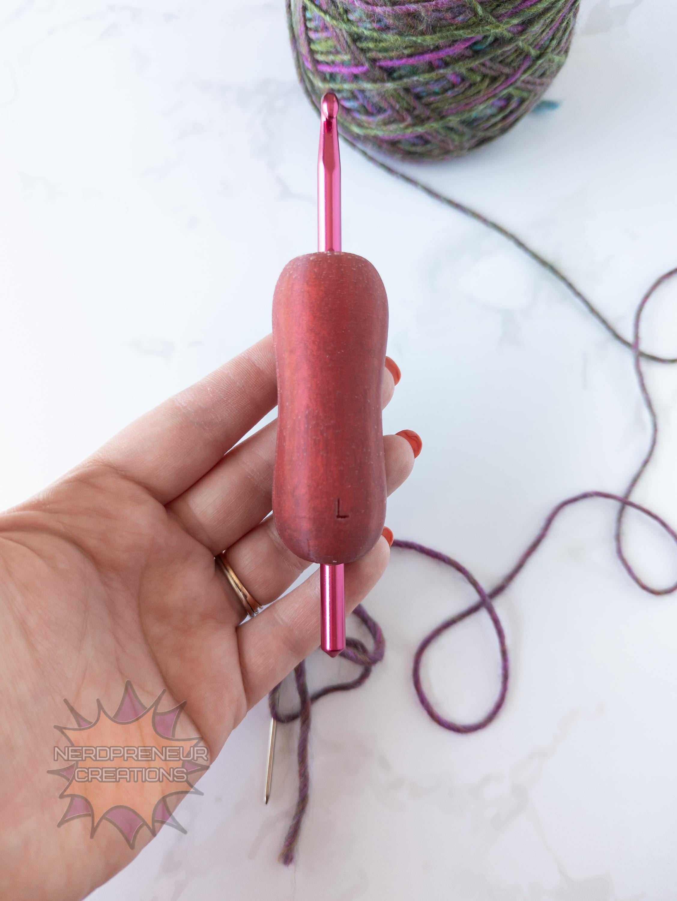Choose Your Own Adventure Pencil Squishy Grips | Ergonomic Silicone Crochet Hook Grips in Multiple Colors