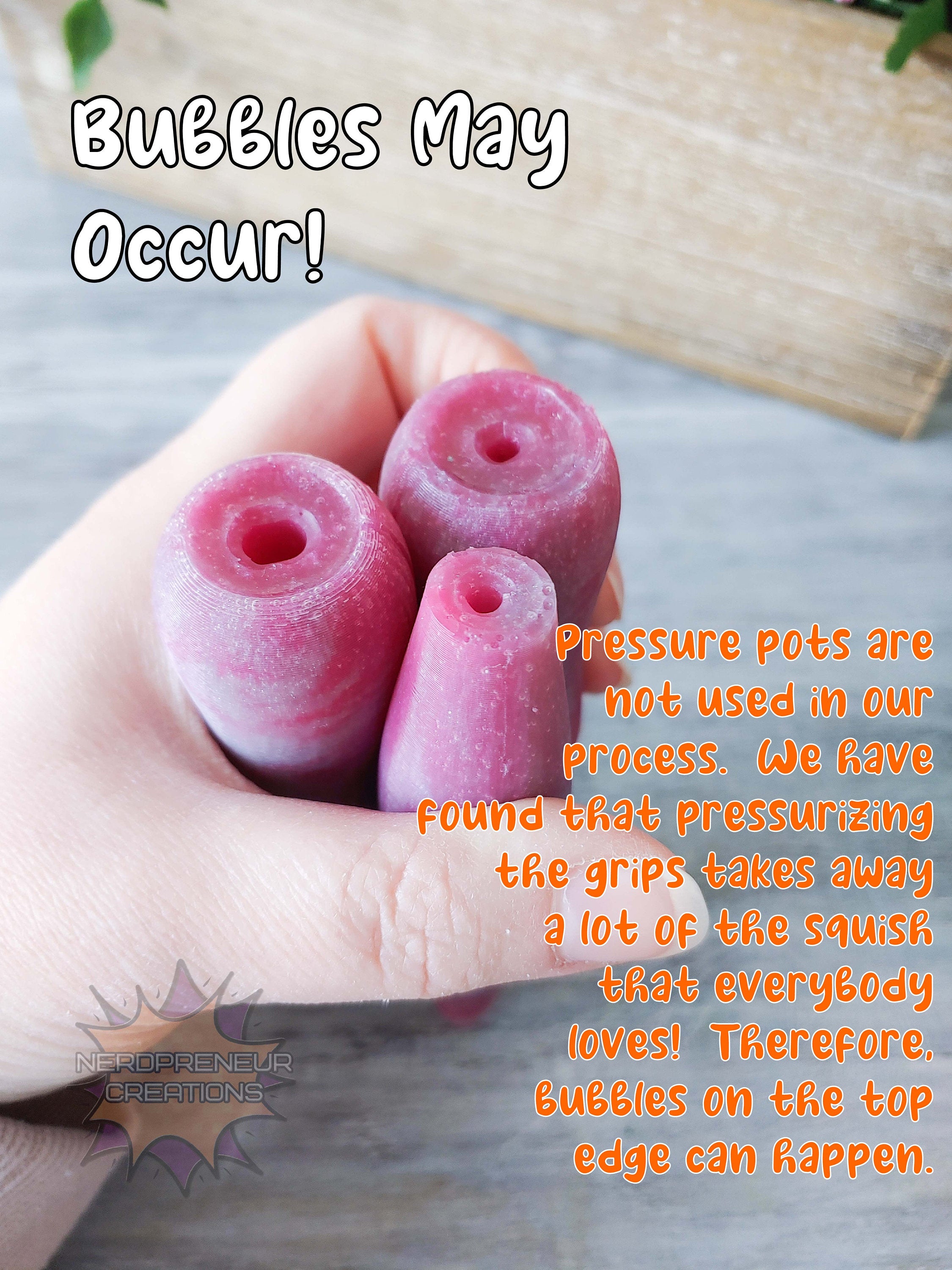 Choose Your Own Adventure MINI Pencil Squishy Grips | Ergonomic Silicone Crochet Hook Grips in Multiple Colors