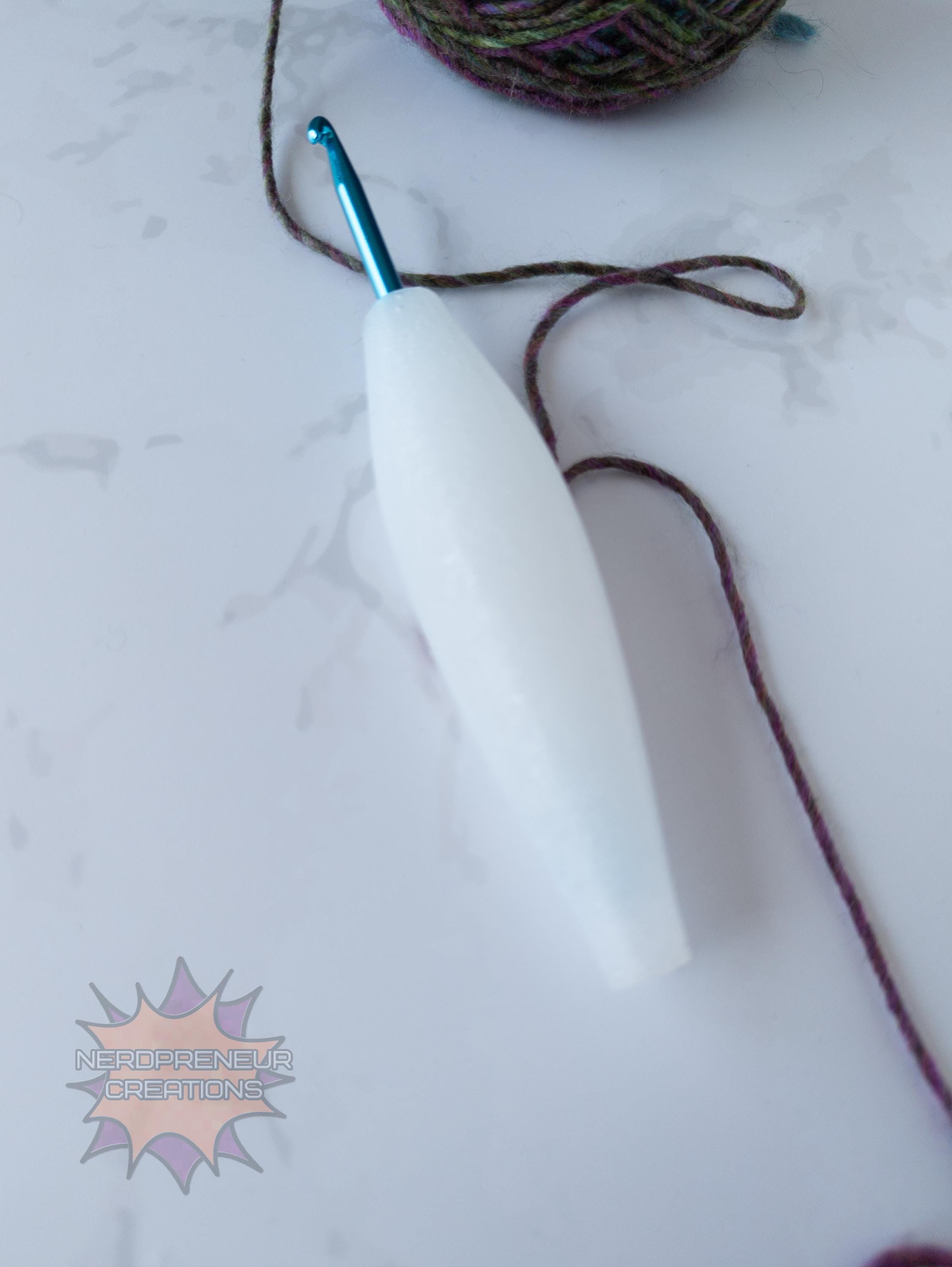 Choose Your Own Adventure Sleek Squishy Grips | Ergonomic Silicone Crochet Hook Grips in Multiple Colors