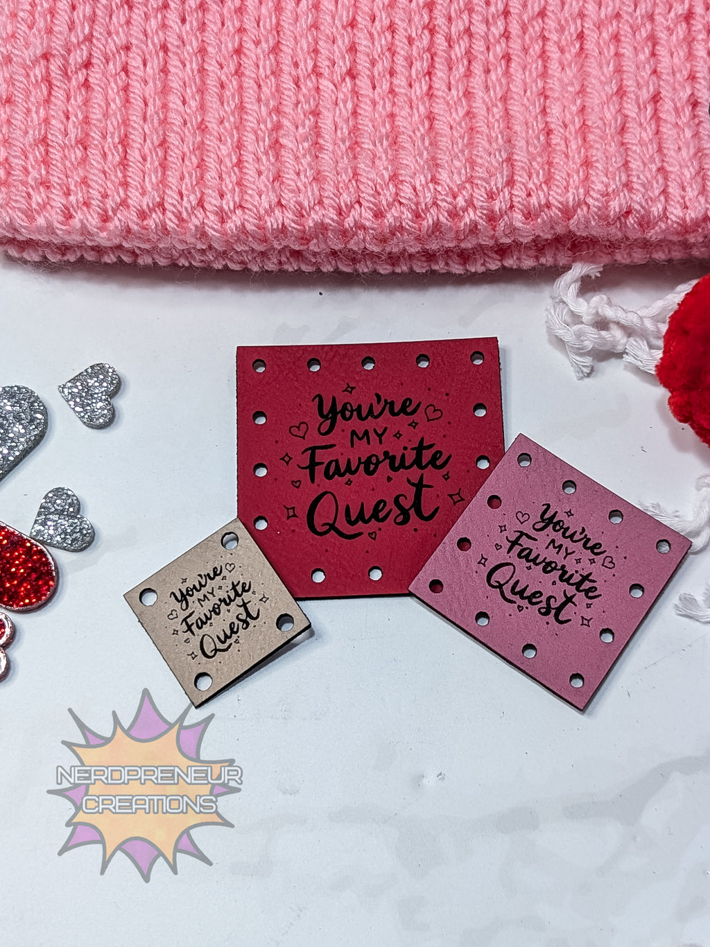 you're my favorite quest faux leather patch