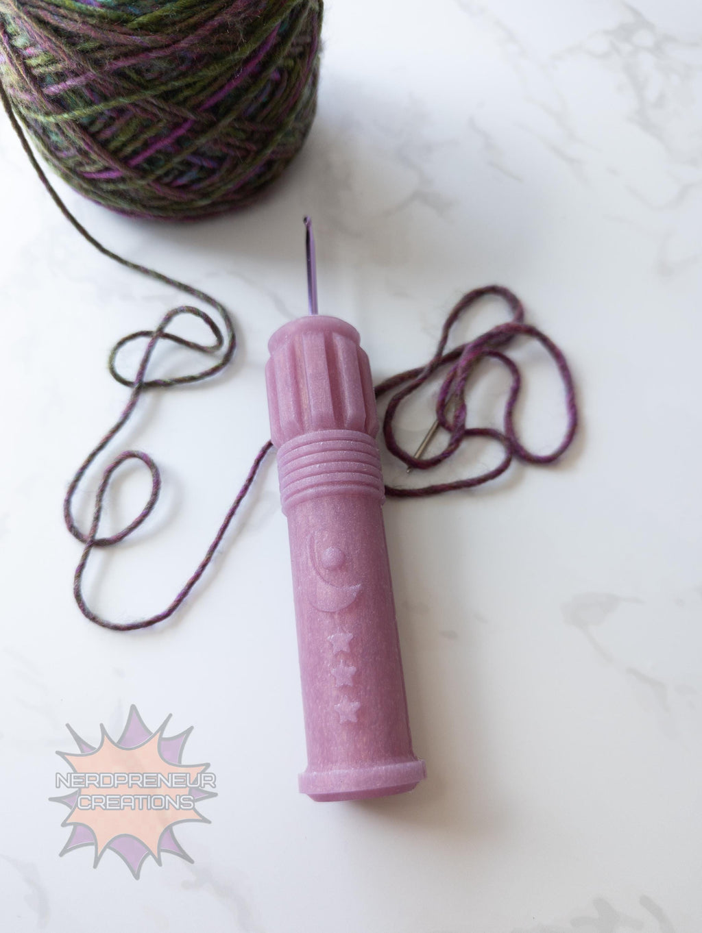 Choose Your Own Adventure Moon Saber Squishy Grips | Ergonomic Silicone Crochet Hook Grips in Multiple Colors