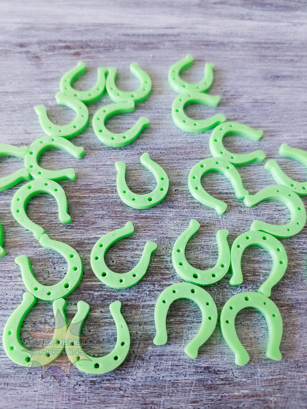 Horseshoe 3D Printed Stitch Marker - 12 Pack | Eco-Friendly Biodegradable PLA Knitting & Crochet Accessory