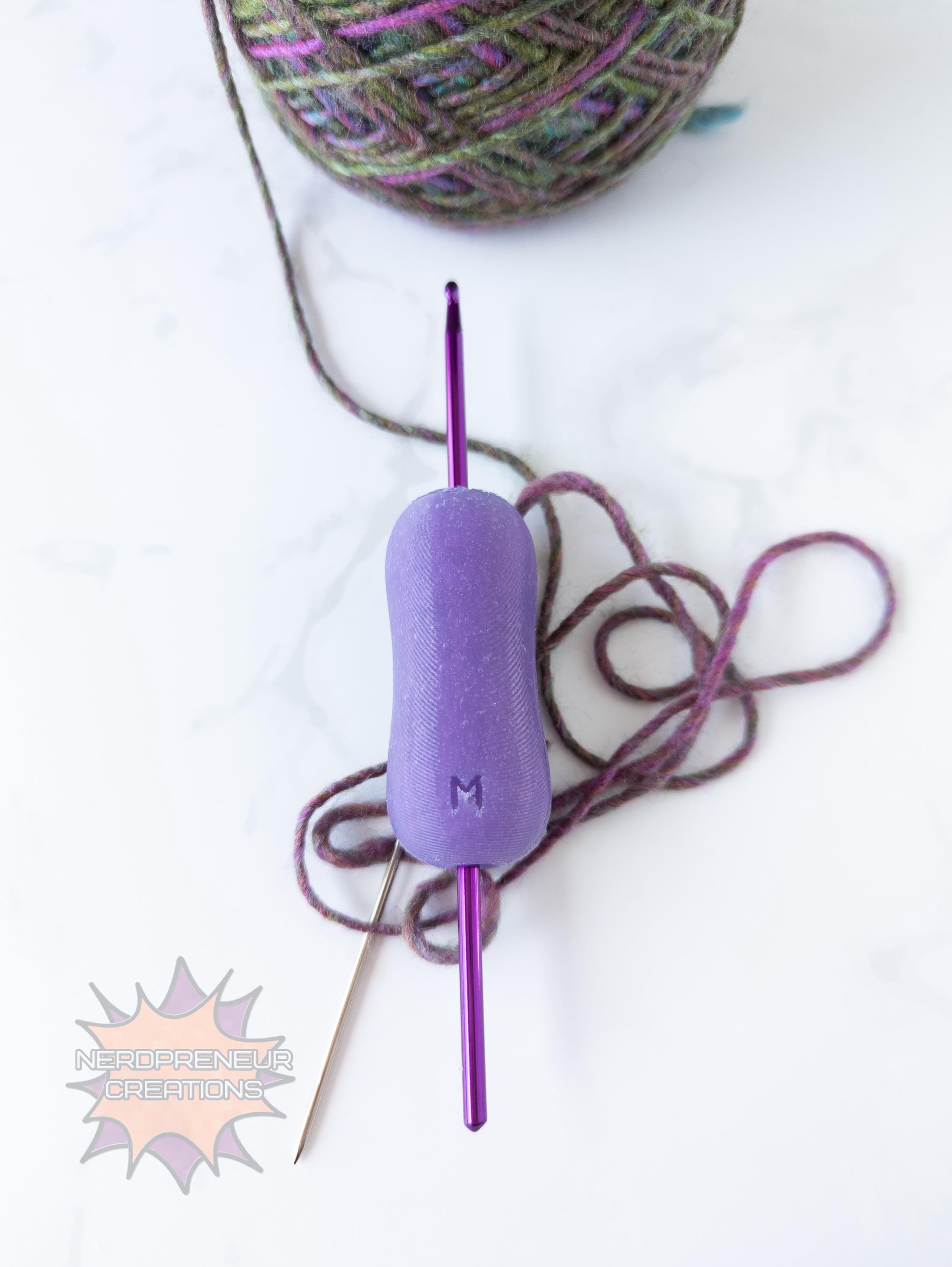 Choose Your Own Adventure MINI Pencil Squishy Grips | Ergonomic Silicone Crochet Hook Grips in Multiple Colors