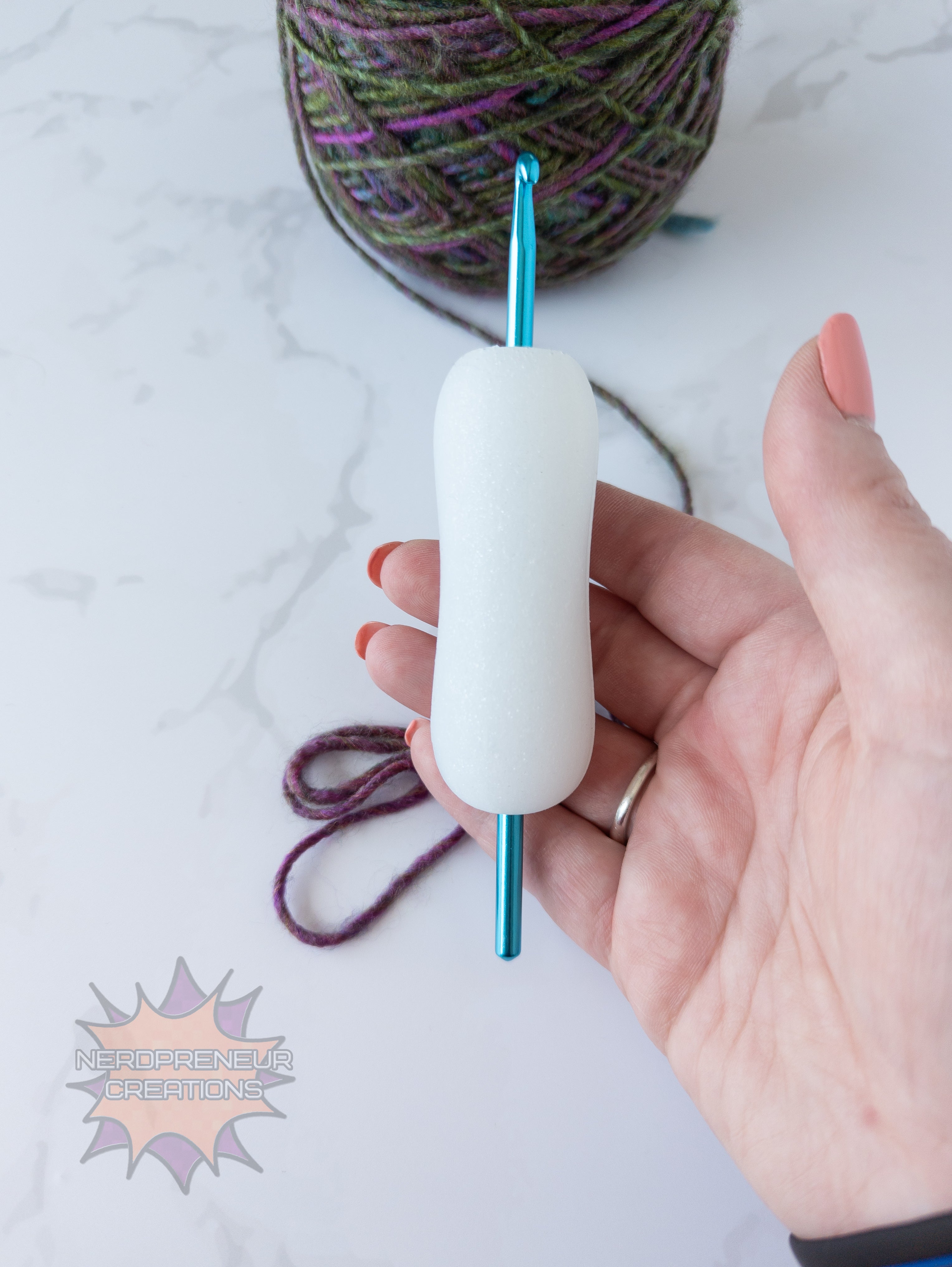 Choose Your Own Adventure Pencil Squishy Grips | Ergonomic Silicone Crochet Hook Grips in Multiple Colors